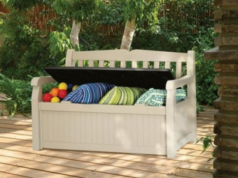 Скамейка в эдемском саду, с сундуком для хранения (EDEN GARDEN BENCH 265 L)