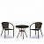 Комплект плетеной мебели T282ANT/Y137C-W53 Brown (2+1)