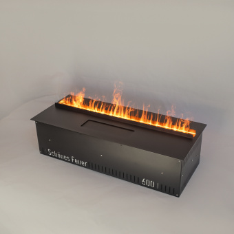Электрический очаг Schones Feuer 3D FireLine 600 со стальной крышкой