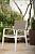 Стул c подлокотниками Гармония (Harmony armchair) белый-капучино